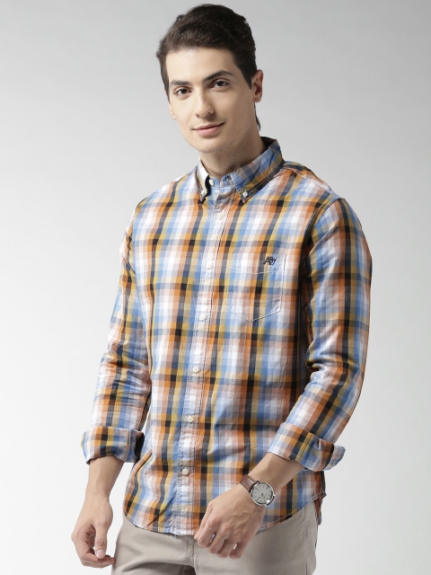 

Aeropostale Men Multicoloured Regular Fit Checked Casual Shirt, Multi