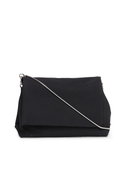

Alvaro Castagnino Black Solid Sling Bag