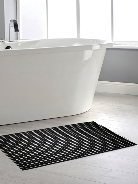 

Shresmo Black PVC Anti-Slip Shower Mat