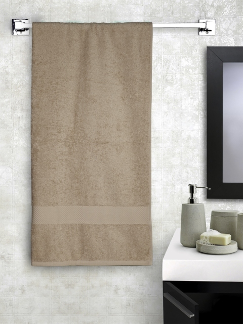 

MAFATLAL Brown Cotton 450 GSM Bath Towel