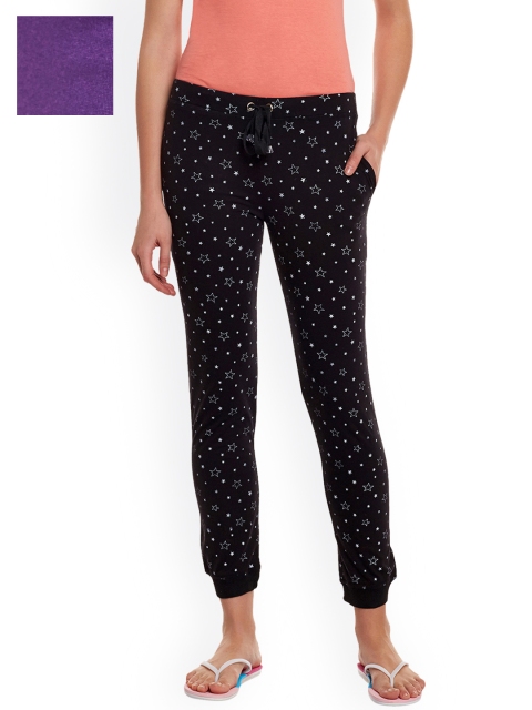

VIMAL JONNEY Women Pack of 2 Lounge Pants F6PURPLE-F4PRTB-02, Purple