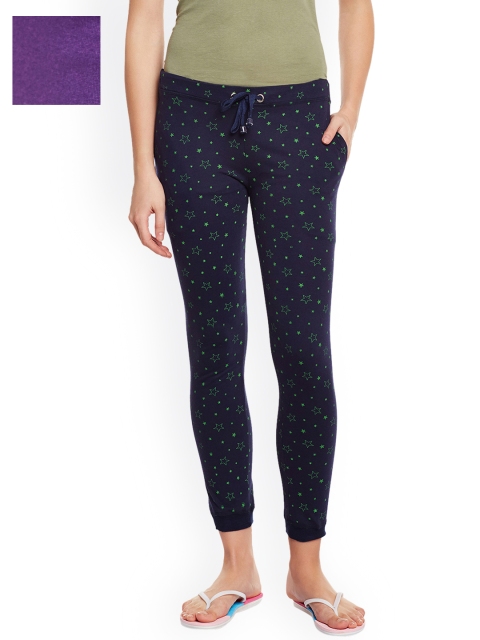 

VIMAL JONNEY Women Pack of 2 Lounge Pants F6PURPLE-F4PRTN-02, Purple