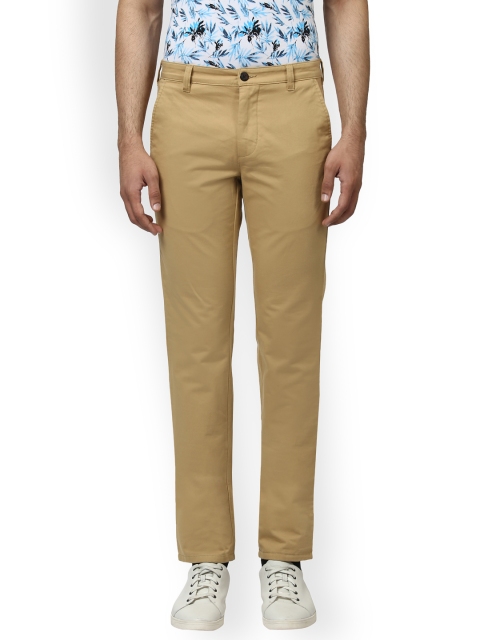 

Park Avenue Men Beige Regular Fit Solid Chinos