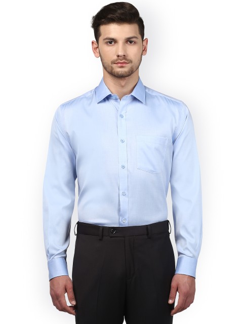 

Park Avenue Men Blue Regular Fit Solid Formal Shirt