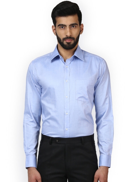 

Park Avenue Men Blue Regular Fit Solid Formal Shirt
