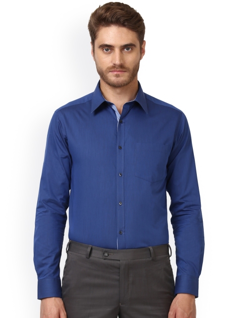 

Park Avenue Men Blue Slim Fit Solid Formal Shirt