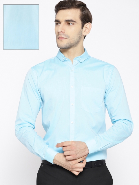 

Park Avenue Men Blue Slim Fit Solid Casual Shirt