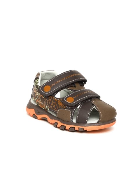 

Fame Forever by Lifestyle Boys Brown Printed Fisherman Sandals