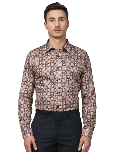 

Park Avenue Men Blue Slim Fit Printed Formal Shirt