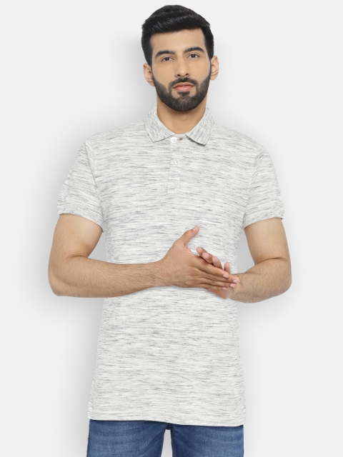 

Urban Ranger by pantaloons Men Grey Solid Polo Collar T-shirt