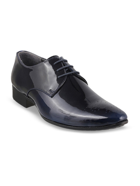 

Metro Men Blue Leather Semiformal Derbys