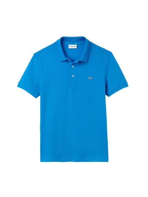 

Lacoste Men Blue Solid Polo Collar Slim Fit T-shirt