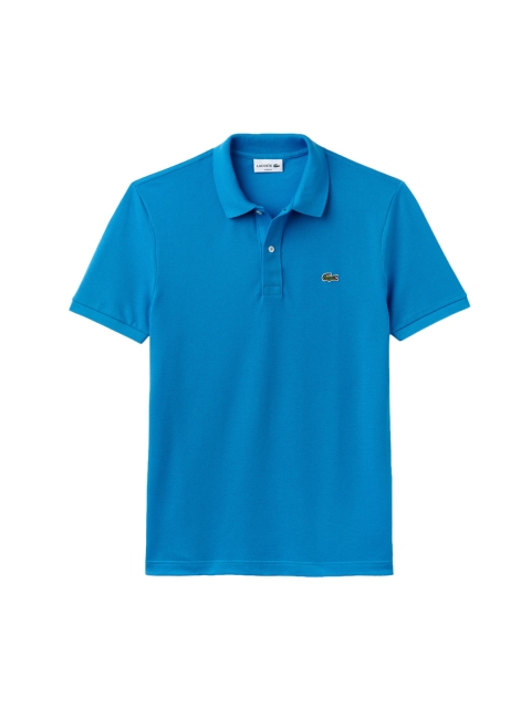 

Lacoste Men Blue Solid Polo Collar T-shirt