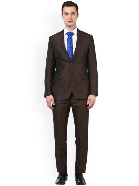 

Park Avenue Brown Single-Breasted Formal Suit