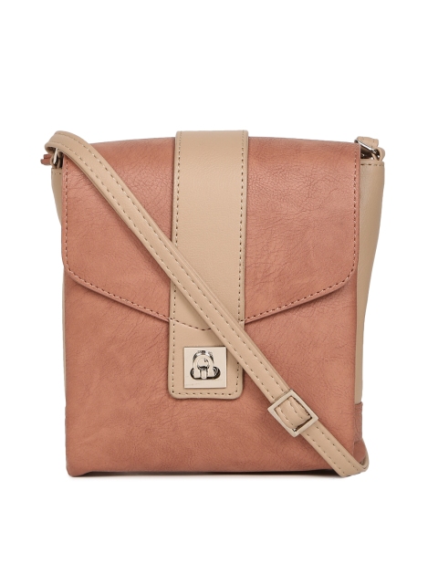 

Baggit Pink Solid Sling Bag
