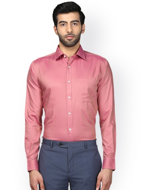

Raymond Men Pink Regular Fit Solid Formal Shirt