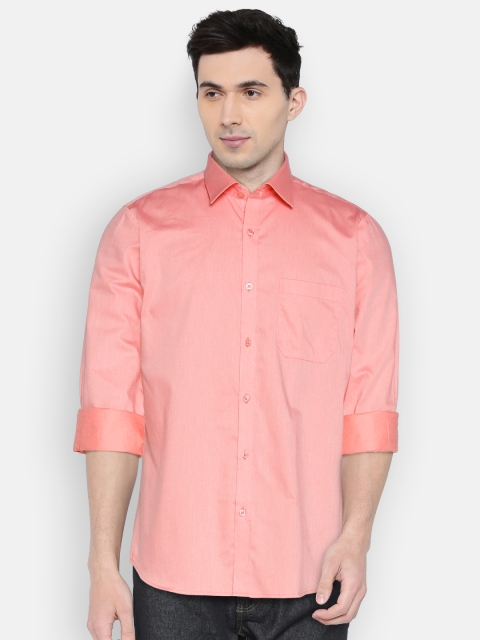 

Raymond Men Pink Regular Fit Solid Formal Shirt
