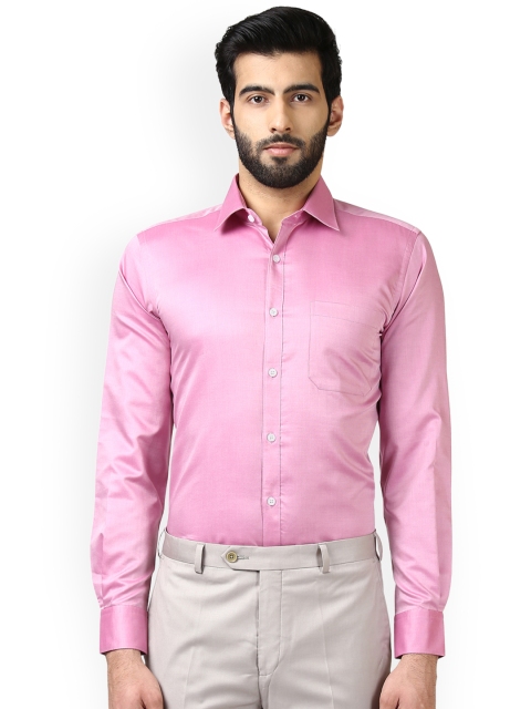 

Raymond Men Pink Regular Fit Solid Formal Shirt