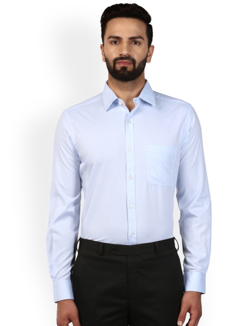 

Raymond Men Blue Contemporary Regular Fit Solid Formal Shirt