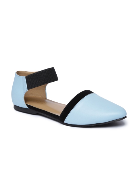 

Monrow Women Blue Solid Synthetic Ballerinas