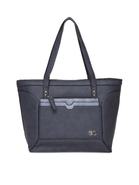 

E2O Navy Solid Shoulder Bag, Navy blue
