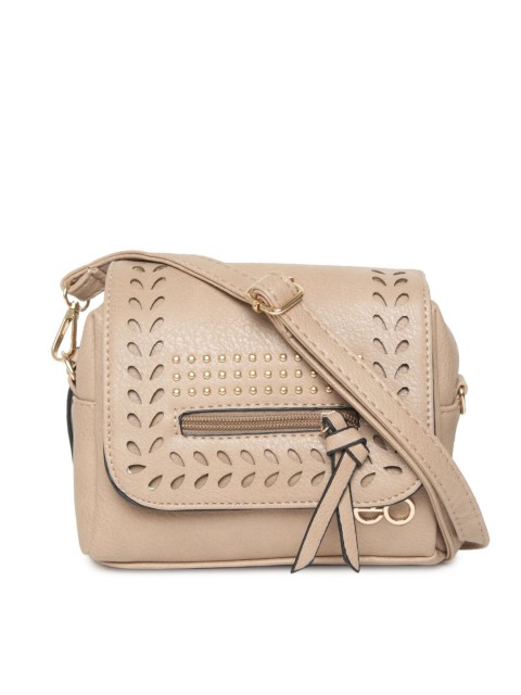 

E2O Beige Studded Sling Bag