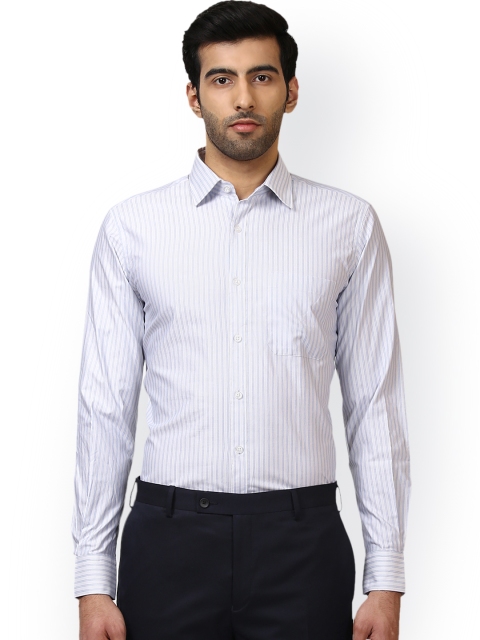 

Raymond Men Grey Regular Fit Striped Formal Shirt