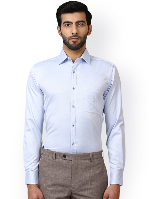 

Raymond Men Blue Regular Fit Solid Formal Shirt