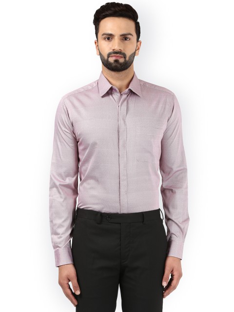 

Raymond Men Pink Slim Fit Solid Formal Shirt