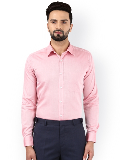 

Raymond Men Pink Slim Fit Self-Design Casual Shirt