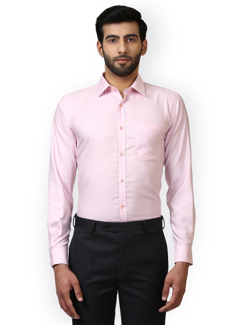 

Raymond Men Red Slim Fit Solid Casual Shirt, Pink