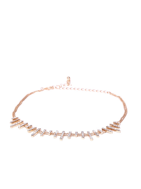 

FOREVER 21 Gold-Toned Metal Choker Necklace