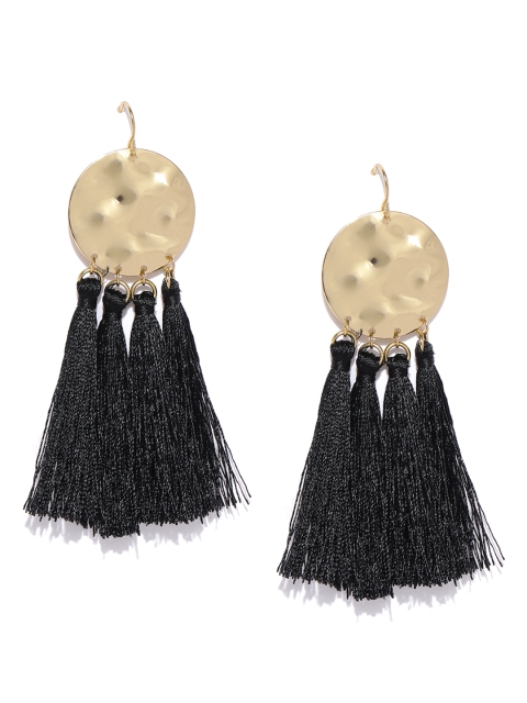 

FOREVER 21 Black Contemporary Drop Earrings