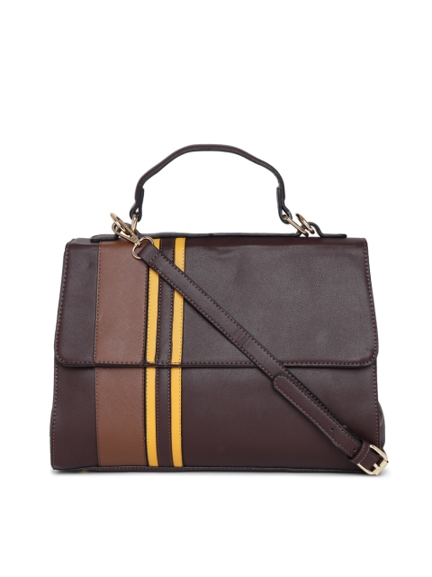 

AND Brown Solid Satchel