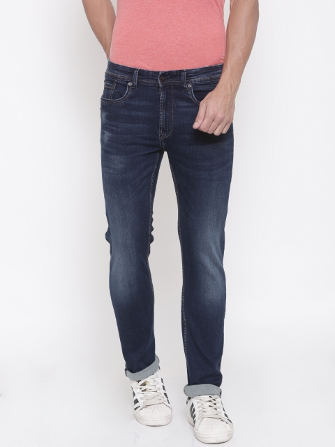 

Peter England Men Blue Slim Fit Low-Rise Clean Look Stretchable Jeans
