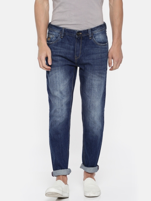 

Arrow Blue Jean Co. Men Blue Slim Fit Mid-Rise Clean Look Jeans