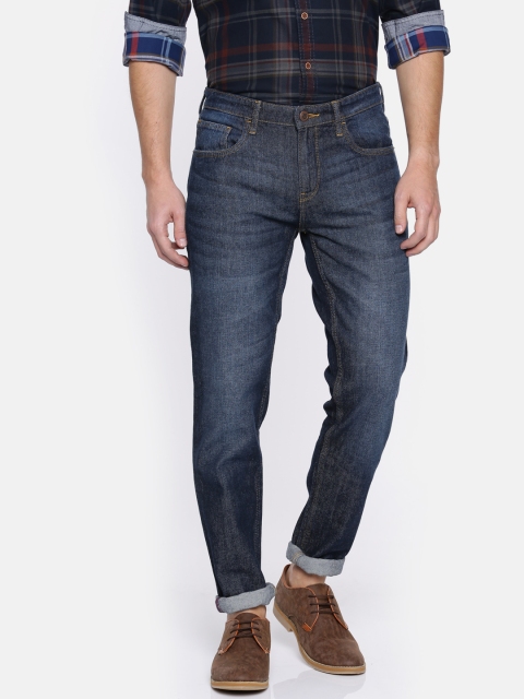 

Arrow Blue Jean Co. Men Blue Relaxed Fit Mid-Rise Clean Look Jeans