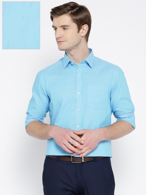 

Arrow Men Blue Slim Fit Solid Formal Shirt