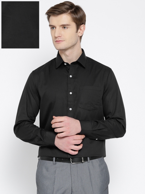 

Arrow Men Black Slim Fit Solid Formal Shirt
