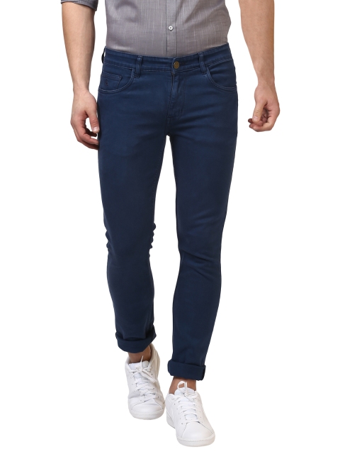 

Parx Men Blue Slim Fit Mid-Rise Clean Look Jeans
