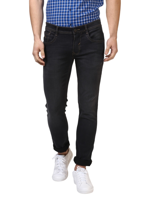 

Parx Men Black Slim Fit Mid-Rise Clean Look Jeans