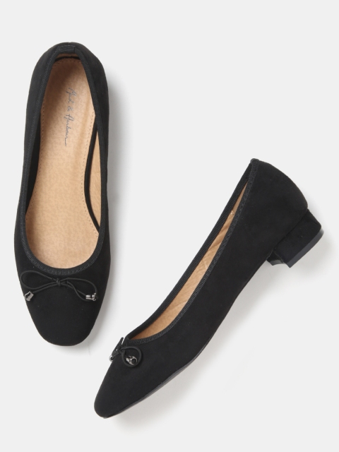 

Mast & Harbour Women Black Solid Ballerinas