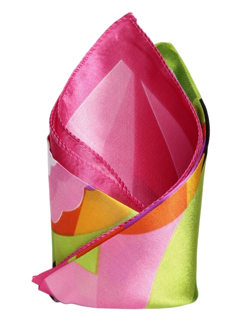 

Alvaro Castagnino Pink Printed Pocket Square