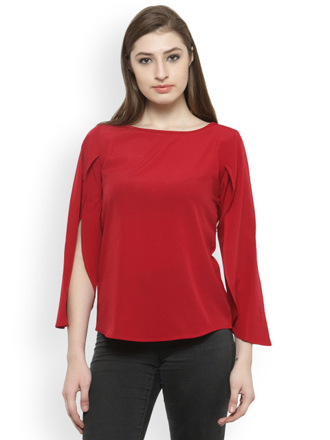 

Magnetic Designs Women Red Solid Top
