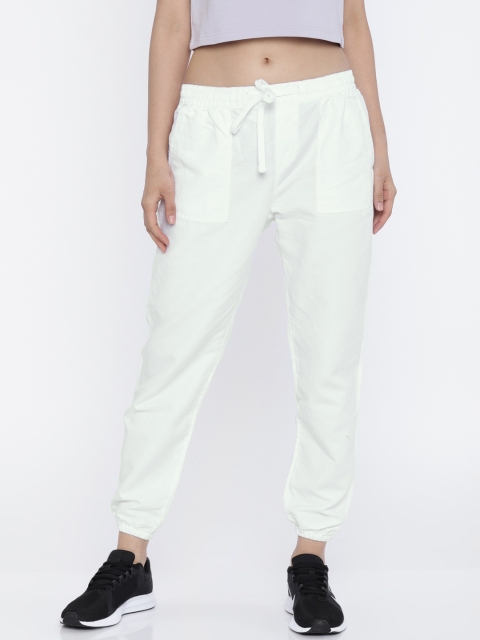 

Vero Moda Women White Relaxed Straight Leg Straight Fit Solid Joggers