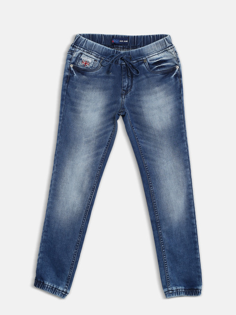 

Pepe Jeans Boys Blue Sprinter Slim Fit Low-Rise Clean Look Stretchable Jeans