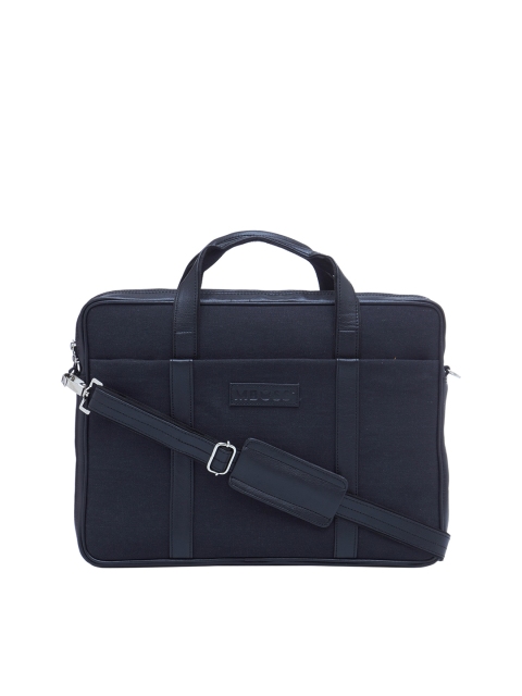 

MBOSS Unisex Black Solid Laptop Bag