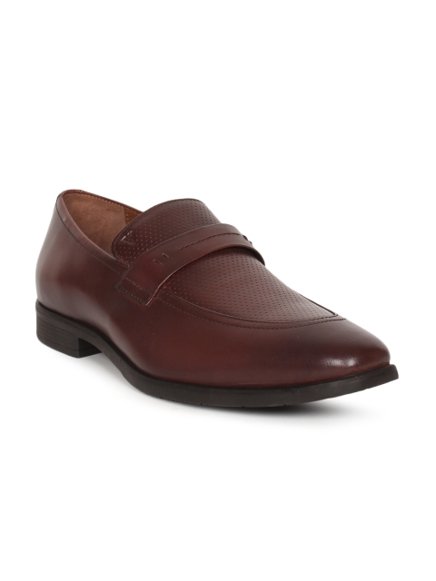 

Van Heusen Men Brown Leather Formal Shoes