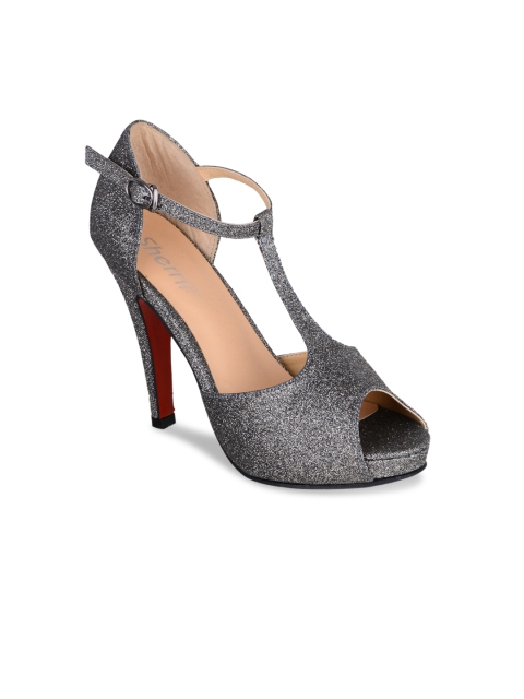 

Sherrif Shoes Women Grey Solid Sandals