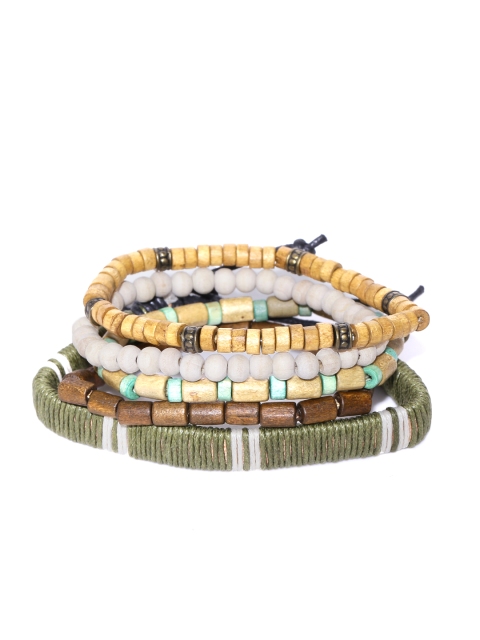 

Blueberry Men Set of 5 Bracelets, Multi